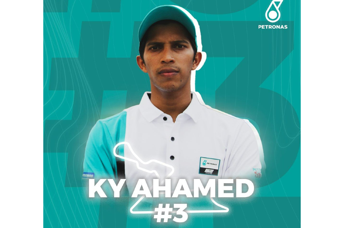 KY Ahamed will compete on a Honda NSF250R.