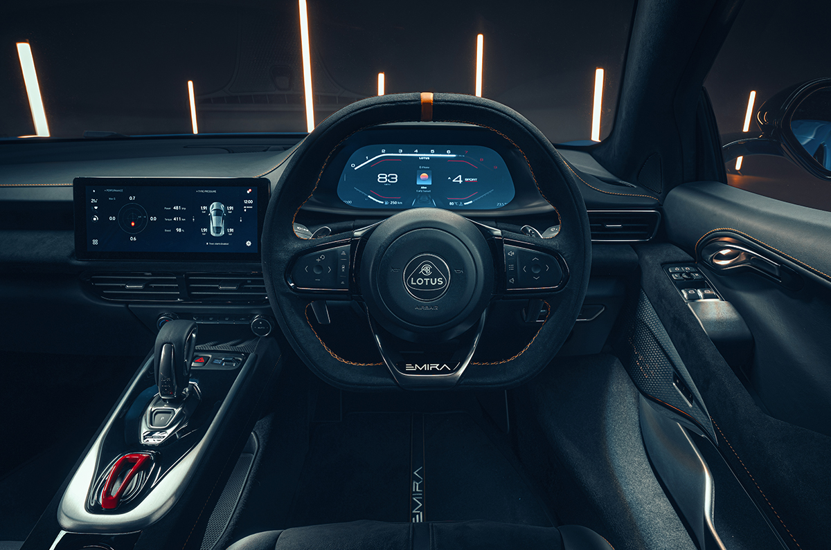 Lotus Emira interior