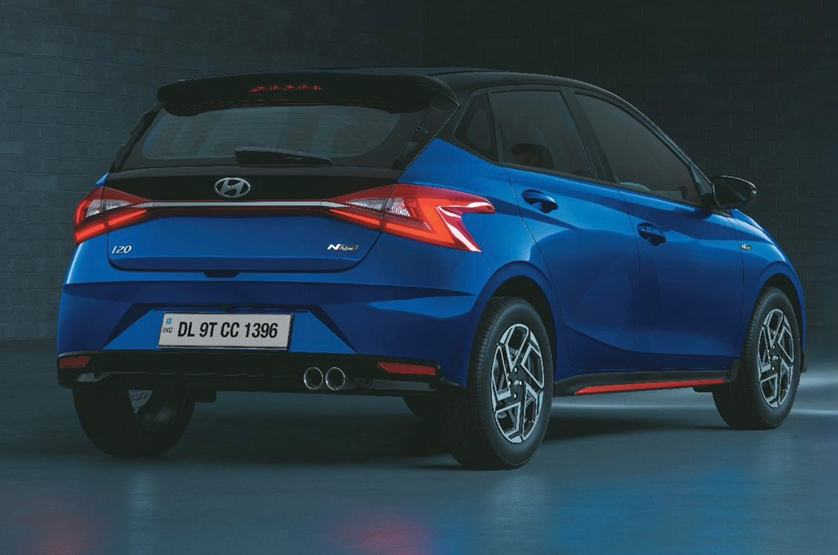 Hyundai i20 N Line rear quarter 