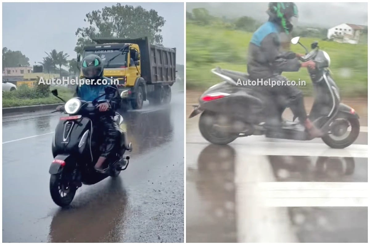 Bajaj Chetak Spied testing