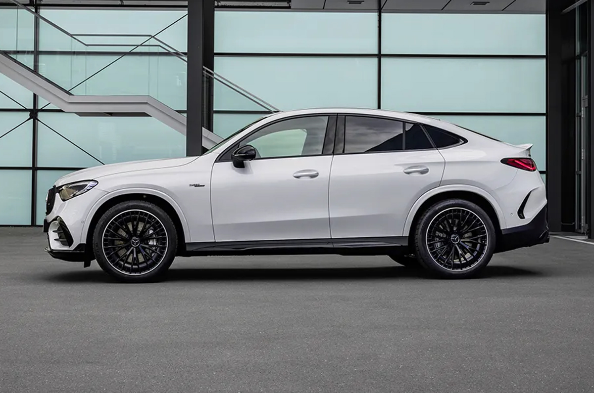 Mercedes AMG GLC Coupe side profile