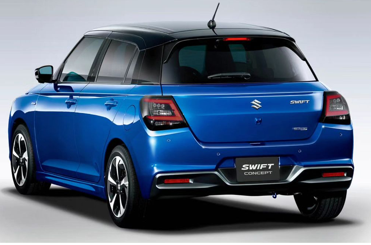Swift rear three quarters