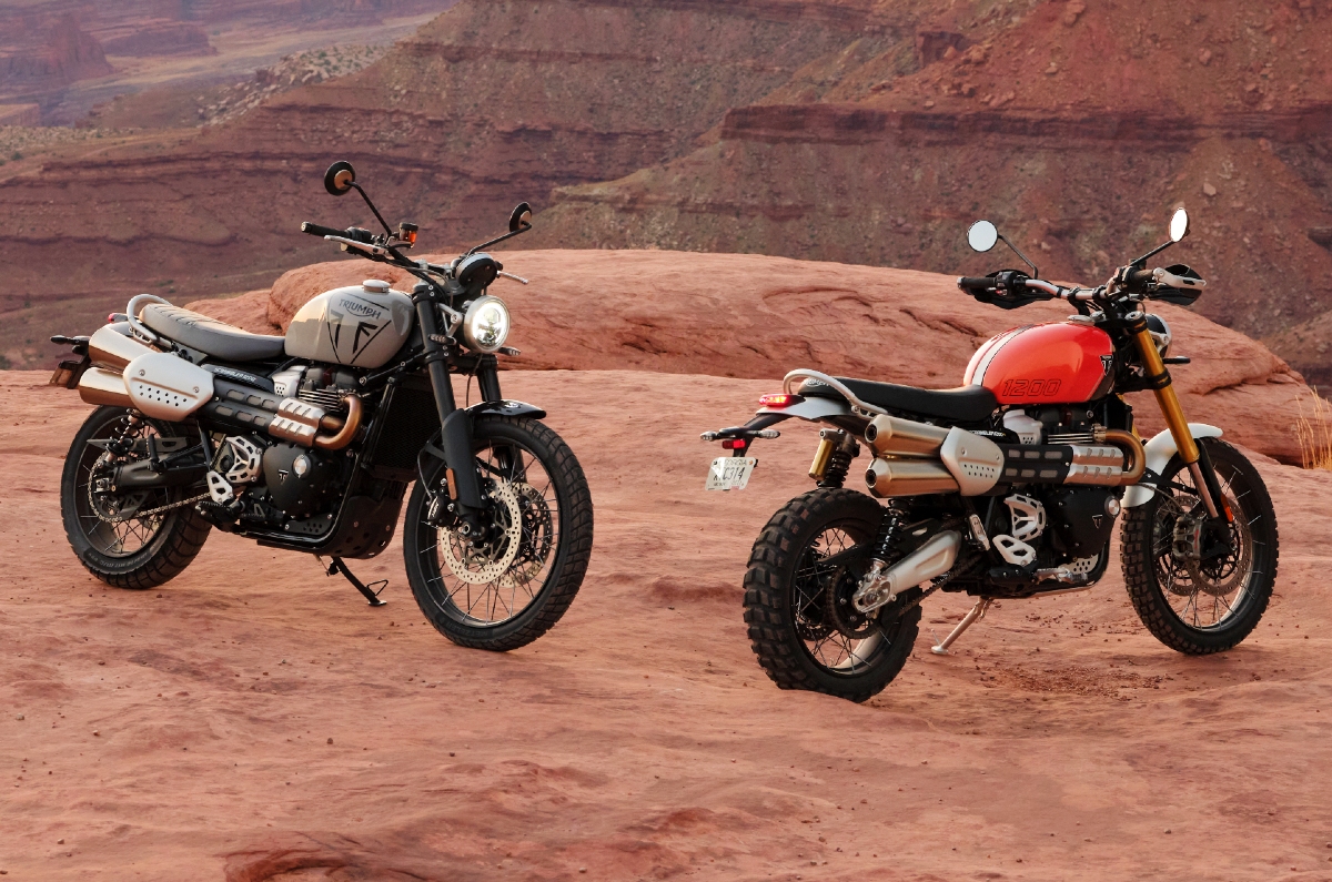 Triumph Scrambler 1200 price, features, off-road capability.