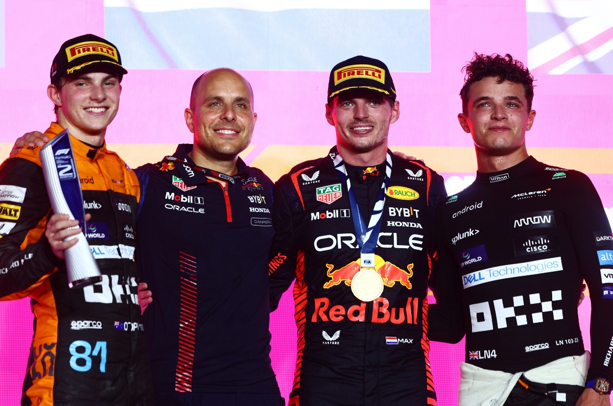 2023 F1 Qatar GP podium