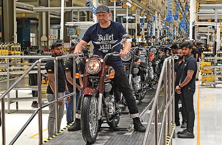 The Bullet has a certain level of machismo: RE’s head of product design