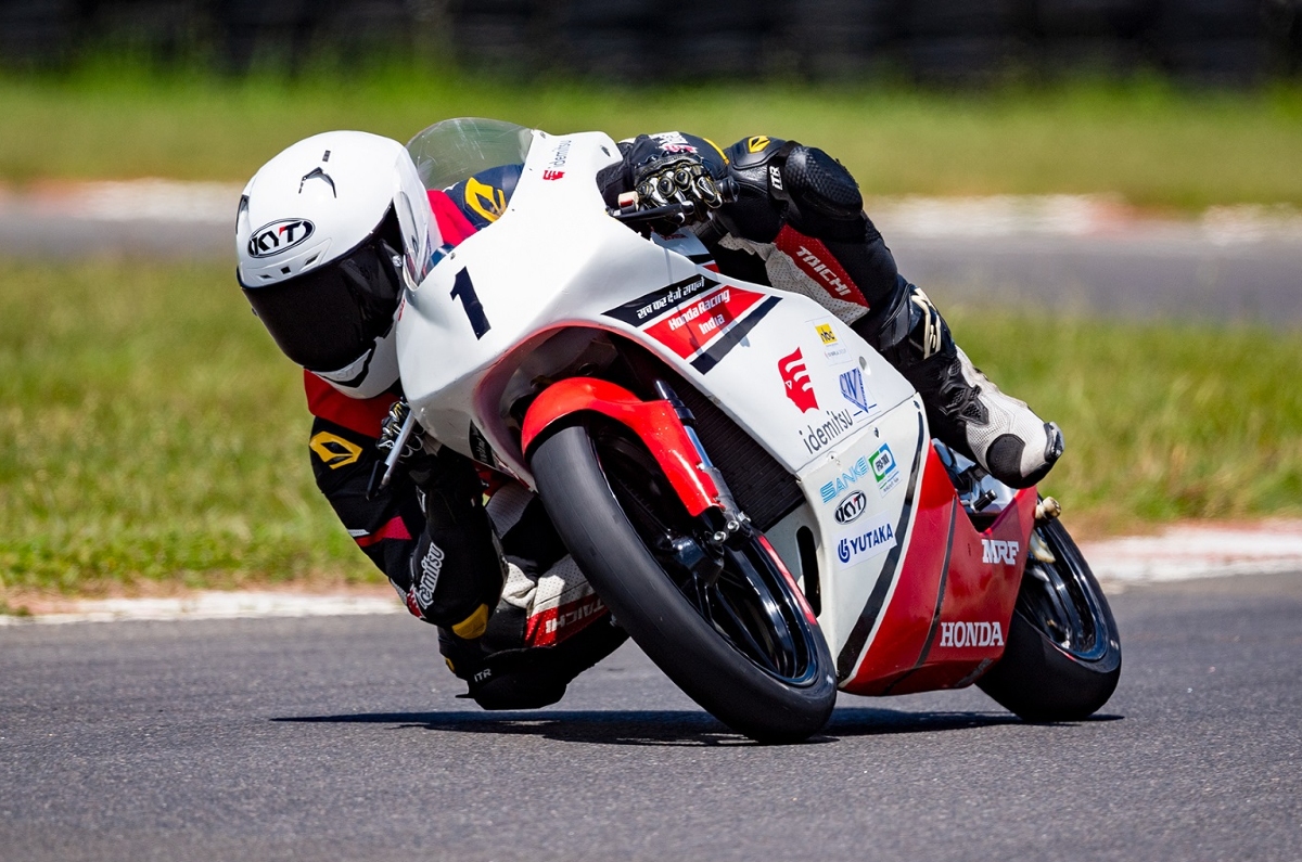 2023 Honda India Talent Cup champion Kavin Quintal