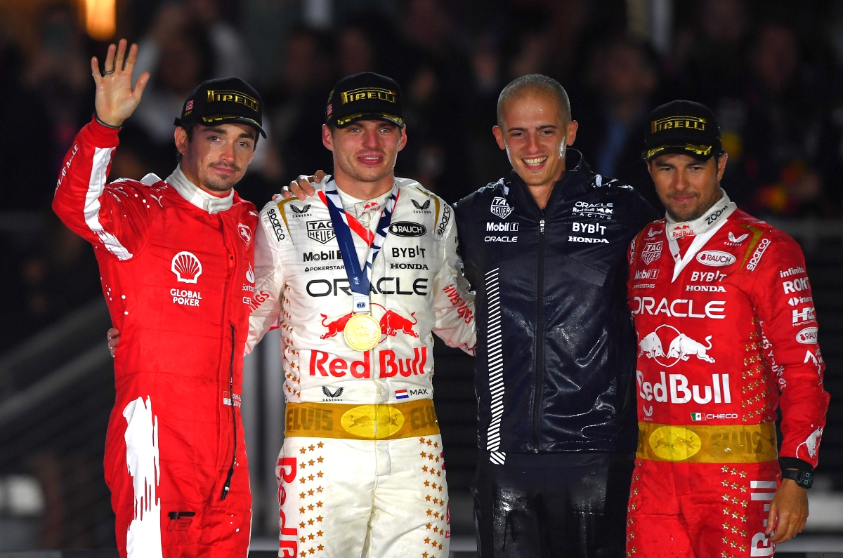 2023 F1 Las Vegas GP podium
