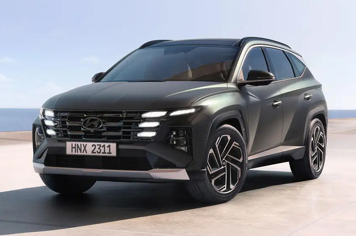 Hyundai Tucson facelift front quarter 