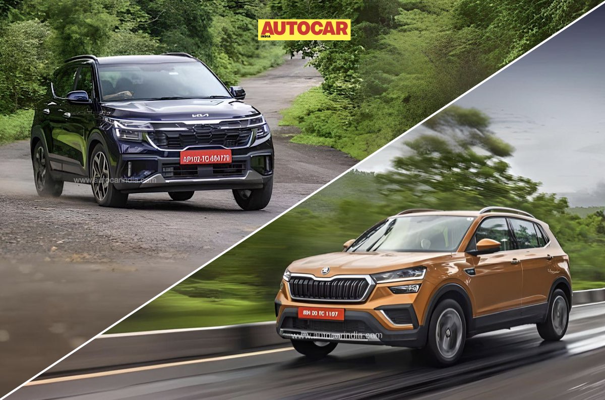 Kia Seltos vs Skoda Kushaq Kia Seltos vs Skoda Kushaq