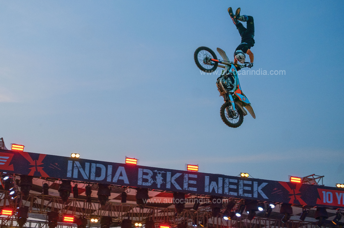 IBW 2023 stunt show. India Bike Week 2023 dates.
