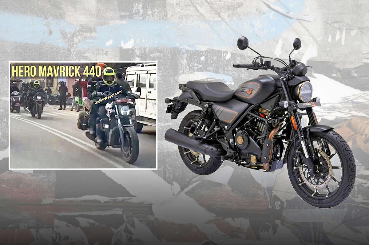Hero 440cc bike spied for the first time; likely to be called Mavrick