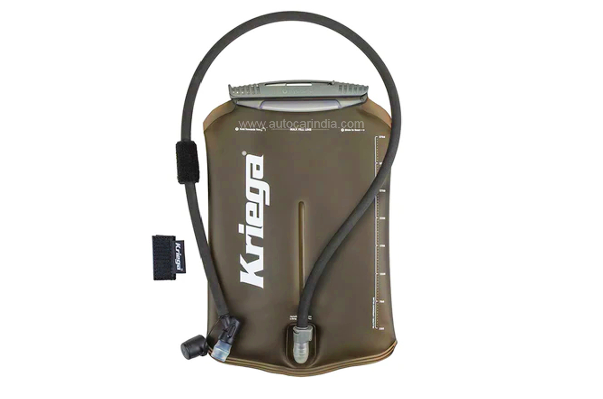 Kriega Shape Shift Reservoir price, 3.75L hydration bladder durability, ease of use.