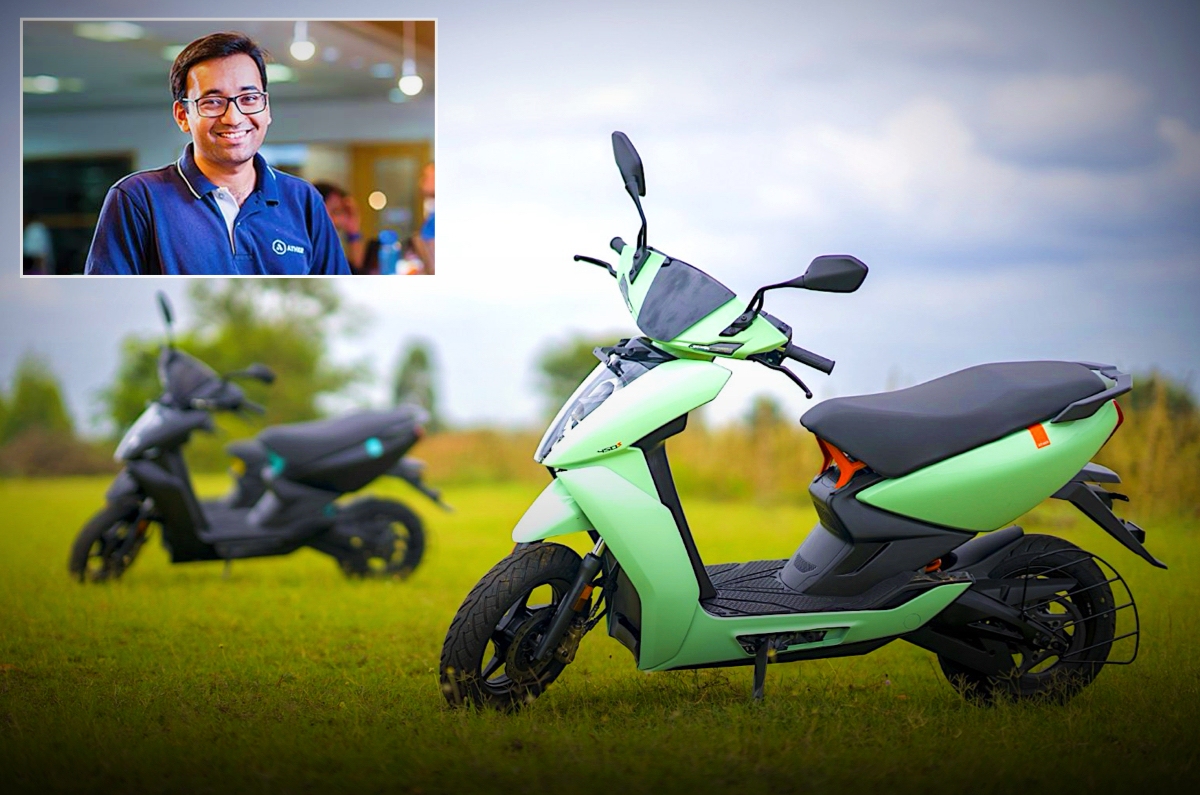 Ather 450S price, CEO hints at family e-scooter.