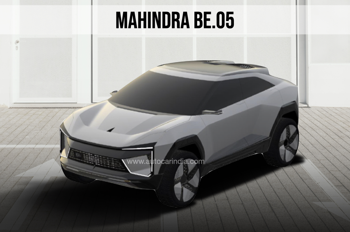 Mahindra BE.05 patent design Mahindra BE.05 patent design