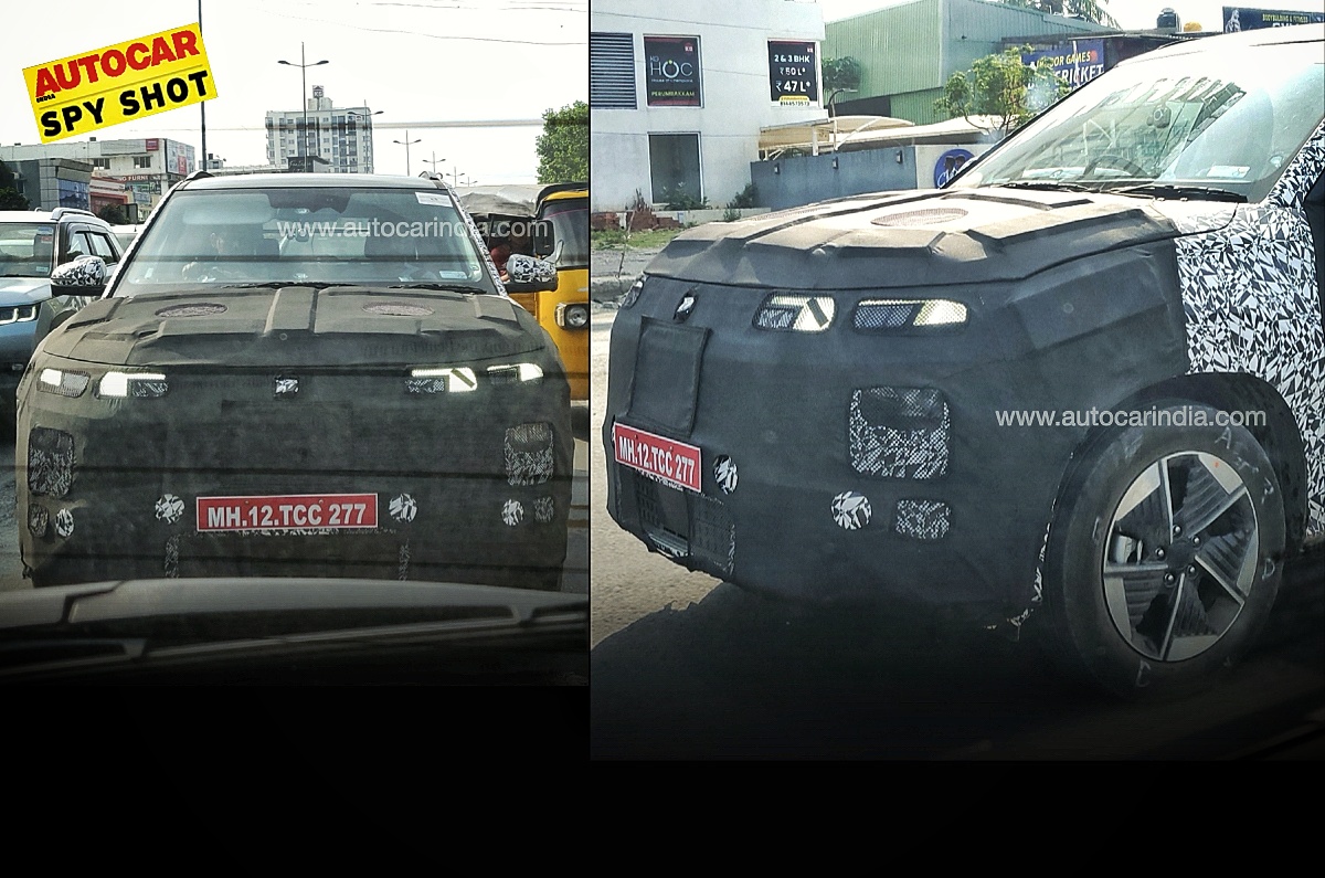 Hyundai Creta EV spied