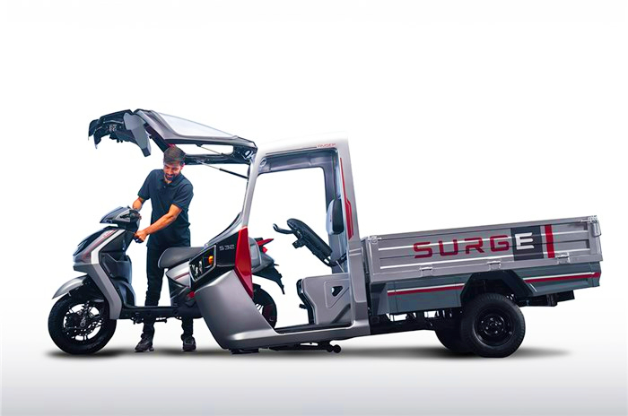 Hero-owned Surge unveils S32 e-scooter/three-wheeler hybrid