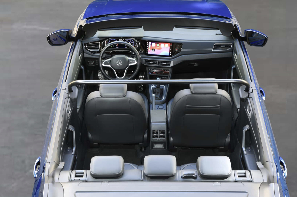 Volkswagen Virtus convertible seating Volkswagen Virtus convertible seating