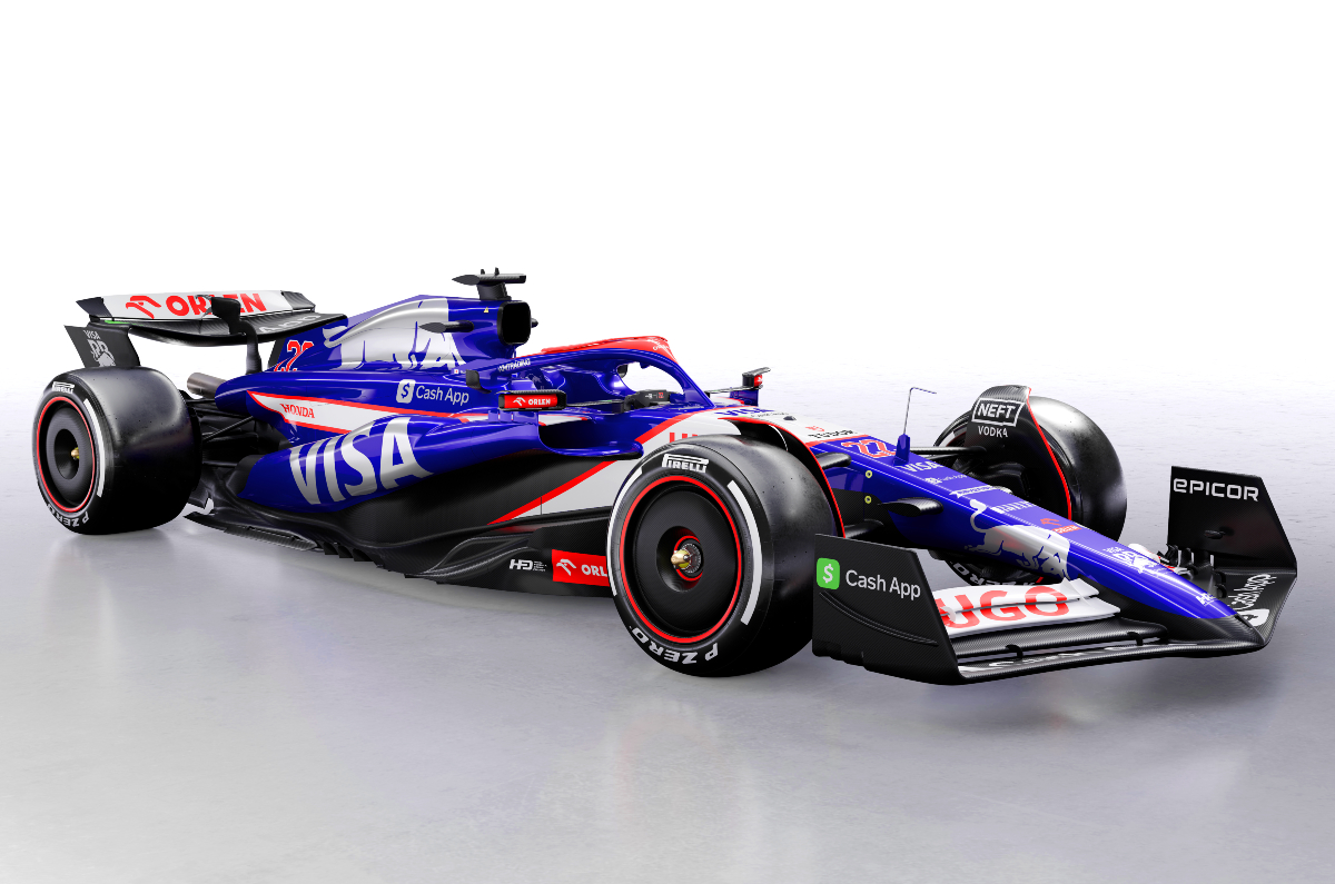 Visa Cash App RB 2024 F1 racer