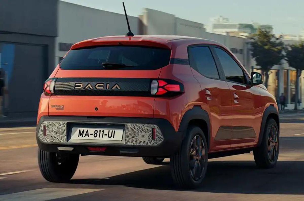 Dacia Spring EV rear quarter Dacia Spring EV rear quarter