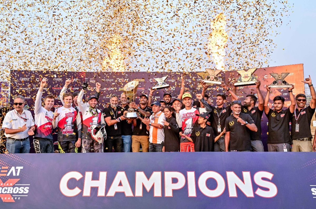 Ceat Indian Supercross Racing League winner BigRock Motorsports