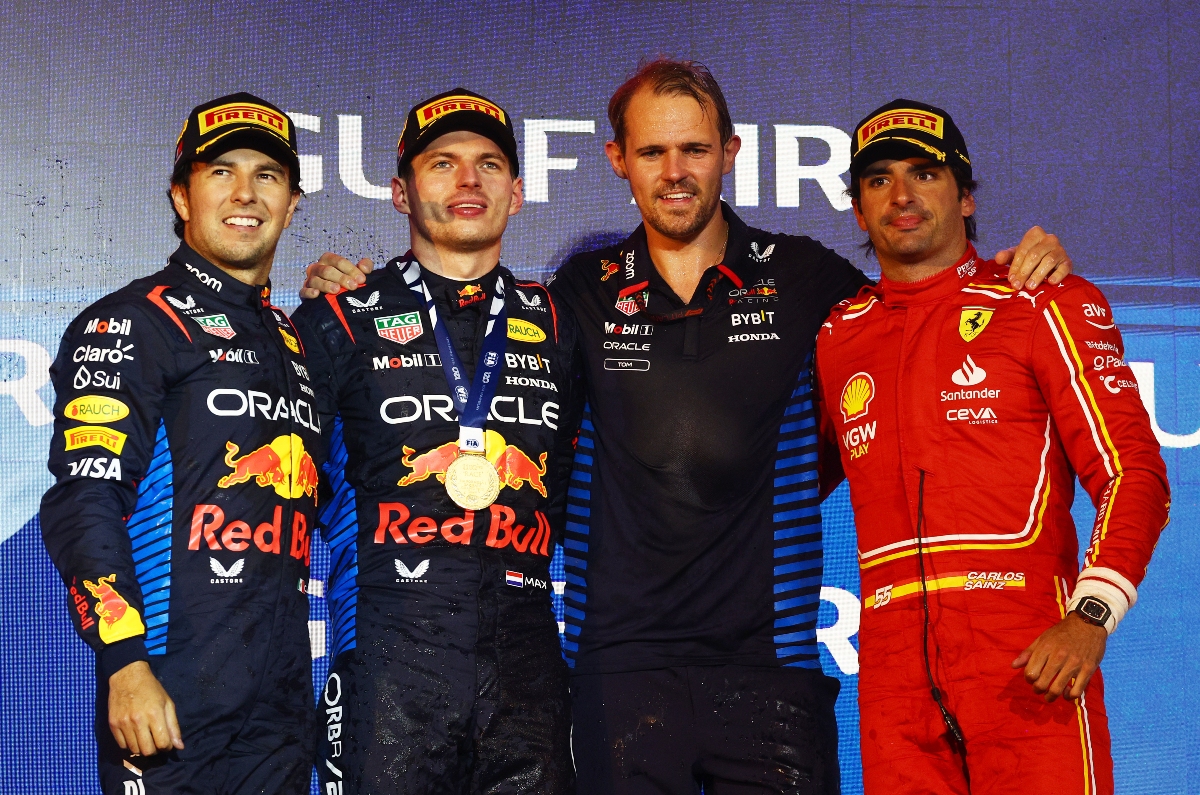 2024 F1 Bahrain GP podium