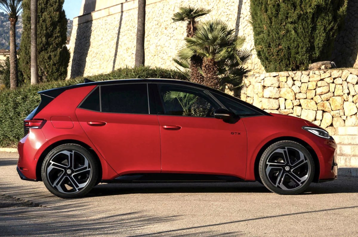 VW ID 3 GTX side profile