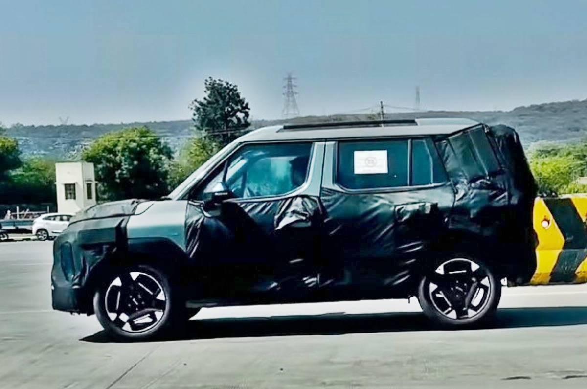 Kia Clavis spied testing in India 