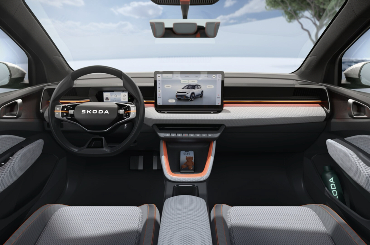Skoda Epiq concept SUV interior Skoda Epiq concept SUV interior