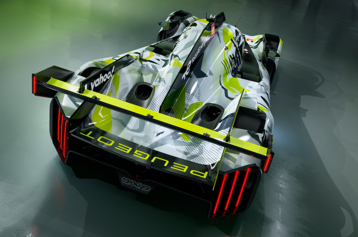 2024 Peugeot 9X8 hypercar rear