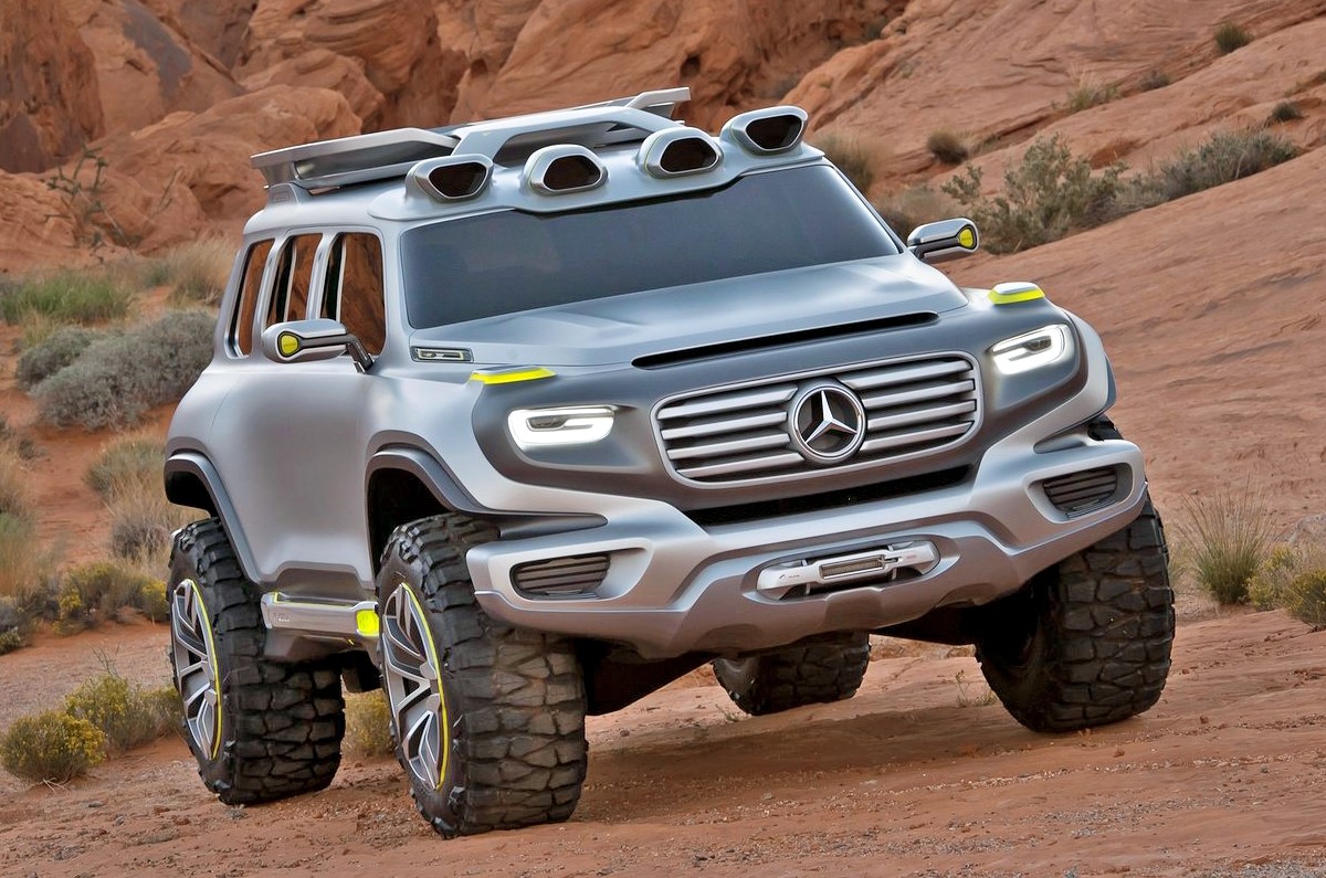 The Mercedes-Benz Ener-G-Force concept used for representation only.