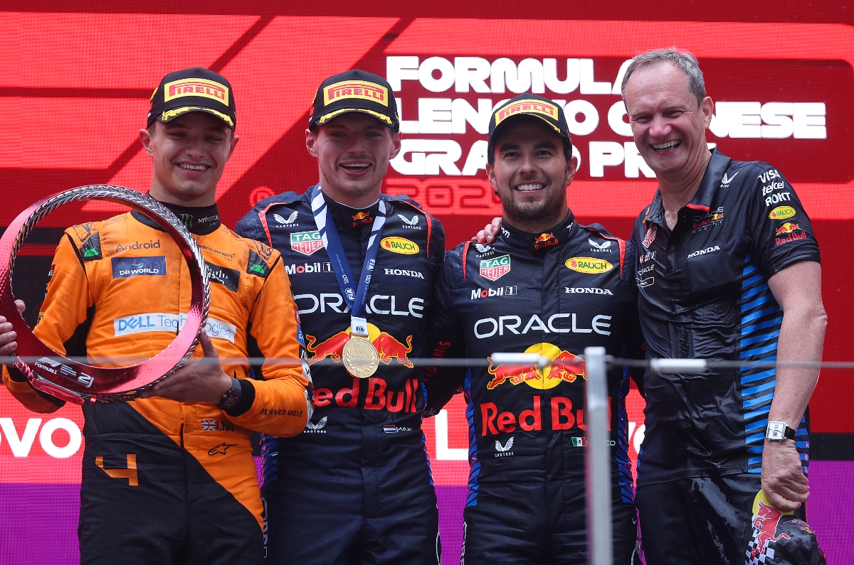 2024 F1 Chinese GP podium