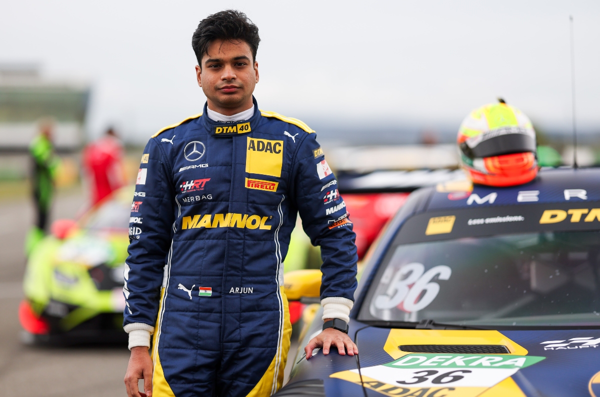 Mercedes DTM racer Arjun Maini