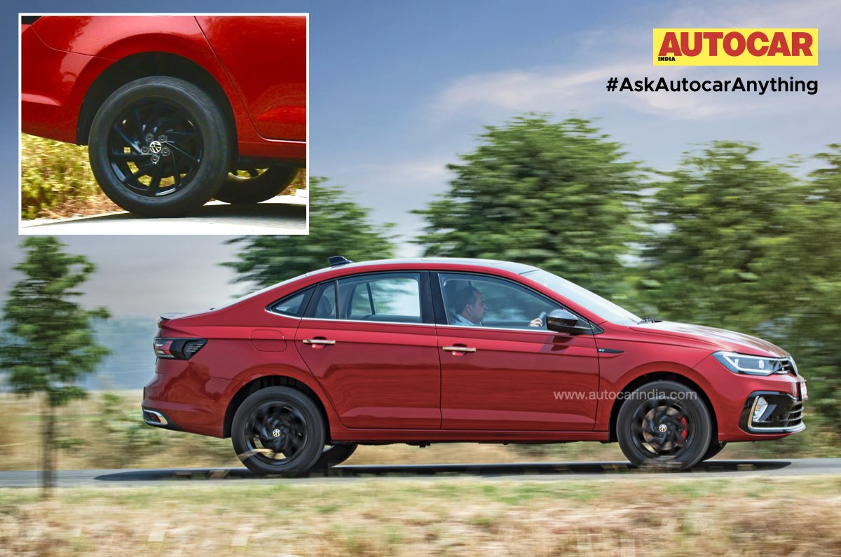 Volkswagen Virtus tyre, suspension upgrades Volkswagen Virtus tyre, suspension upgrades