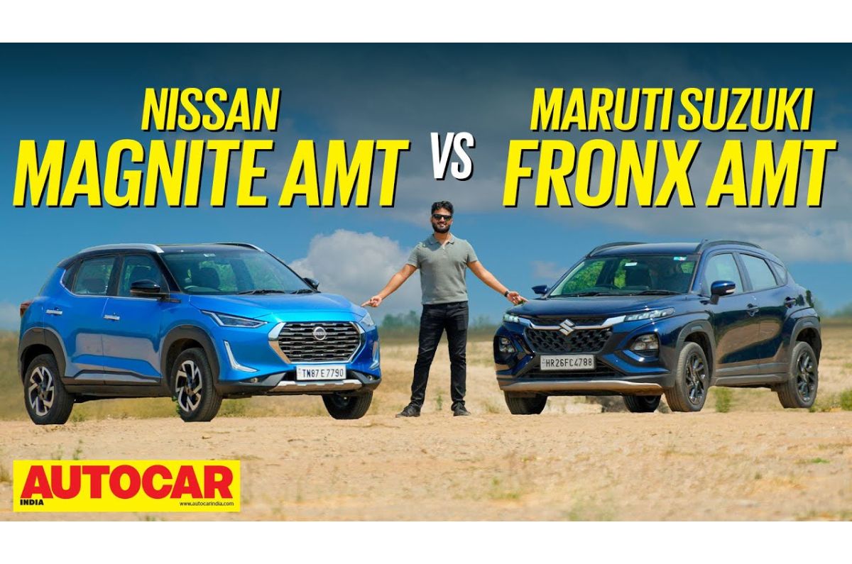 Maruti Fronx, Nissan Magnite, AMT, price, comparison, fuel efficiency, features, mileage