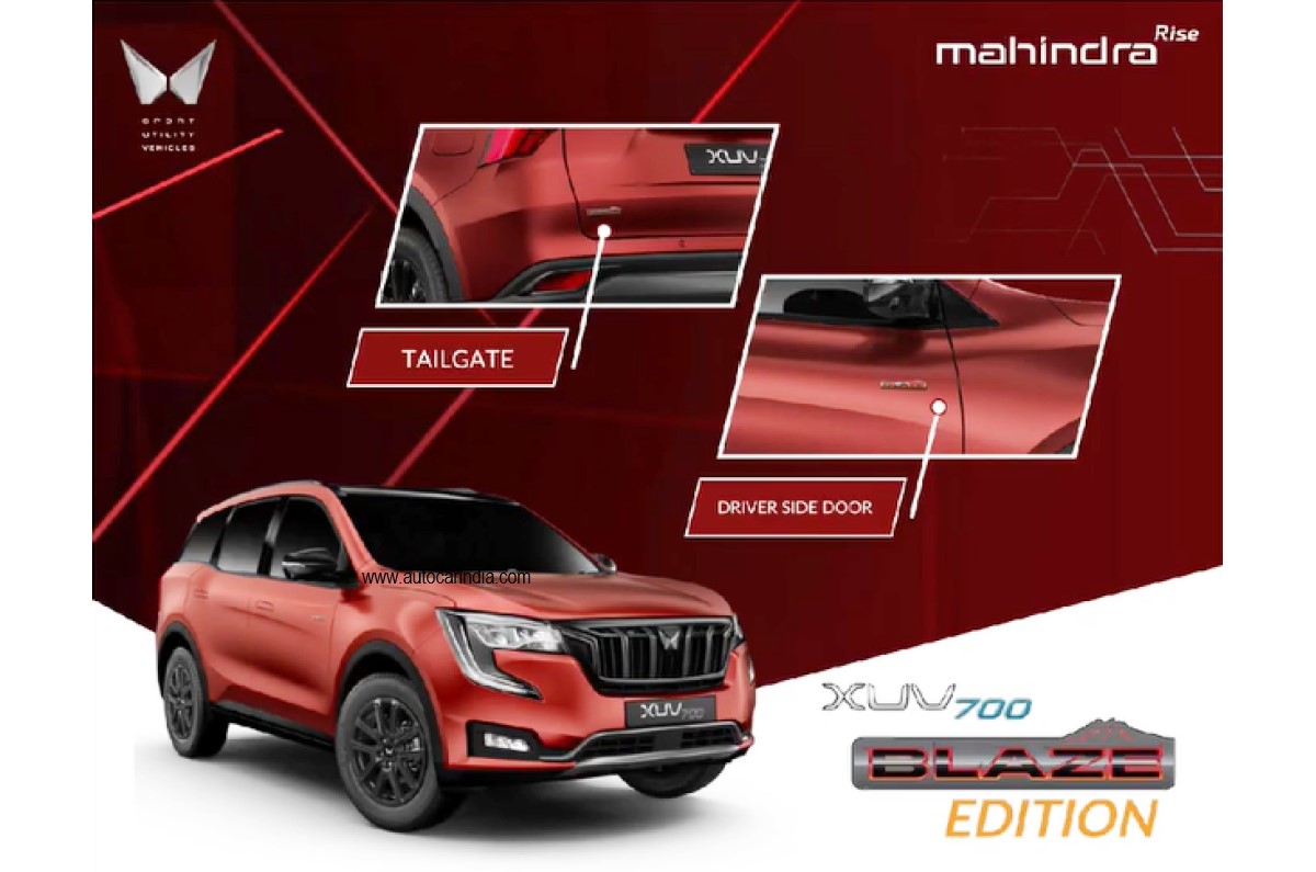 Mahindra XUV700 Blaze Edition 