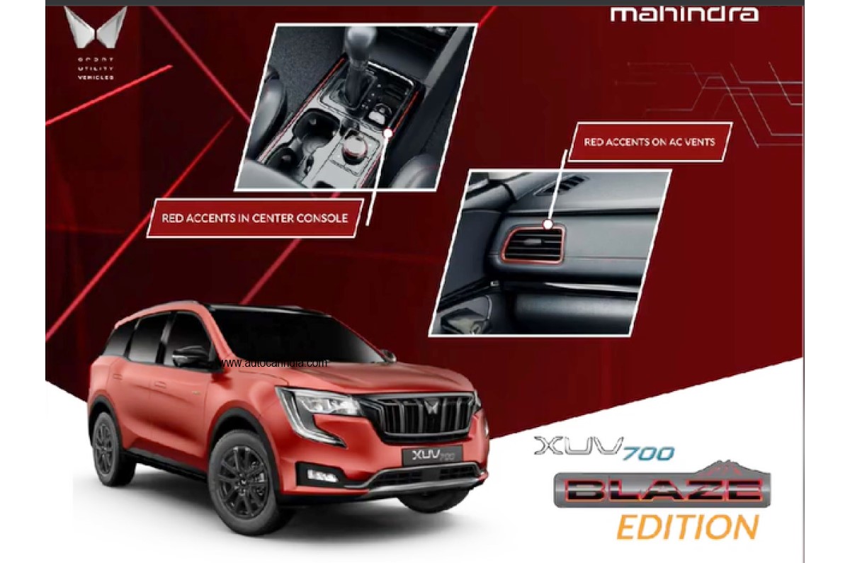 Mahindra XUV700 Blaze Edition 