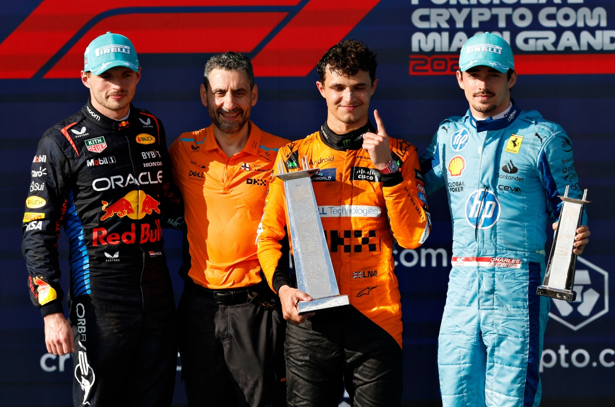 2024 F1 Miami GP podium