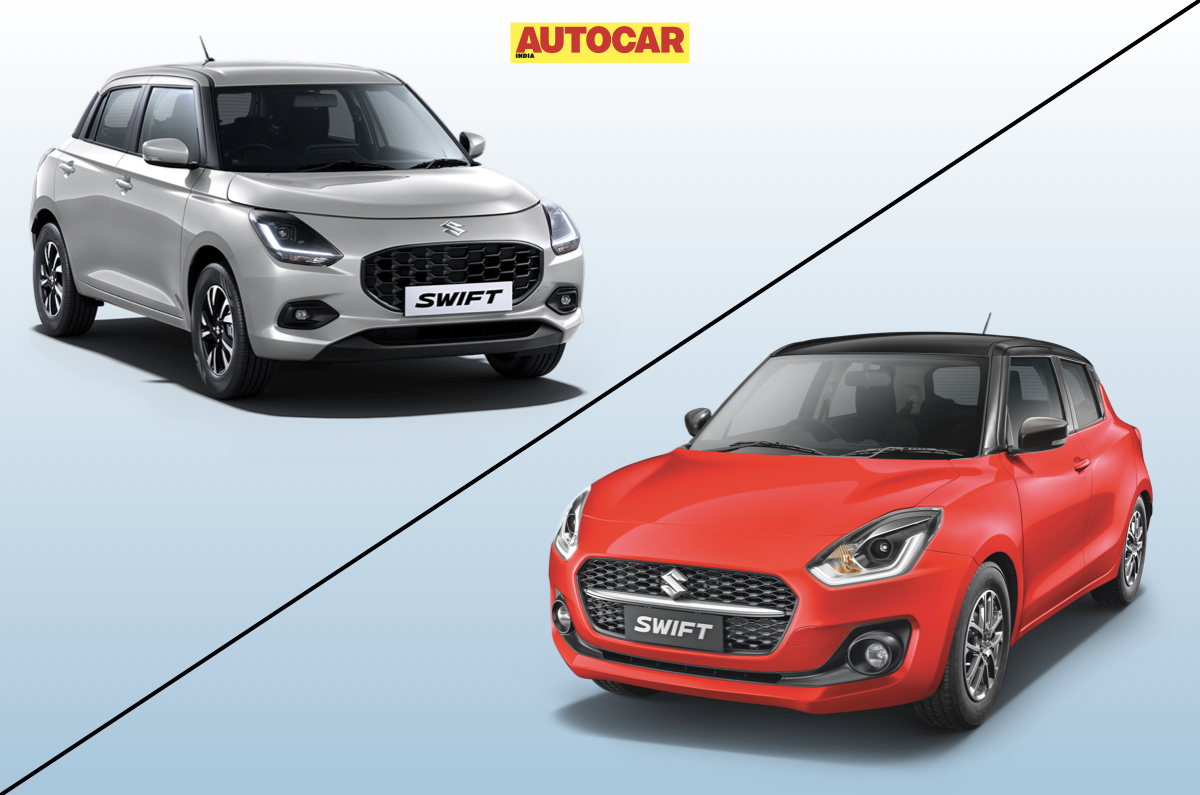 Maruti Swift, new Swift 2024 price, old vs new, desig, features, specs ...