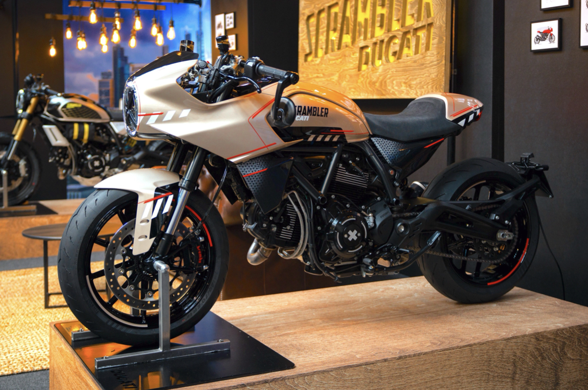 Ducati Scrambler based concept, details