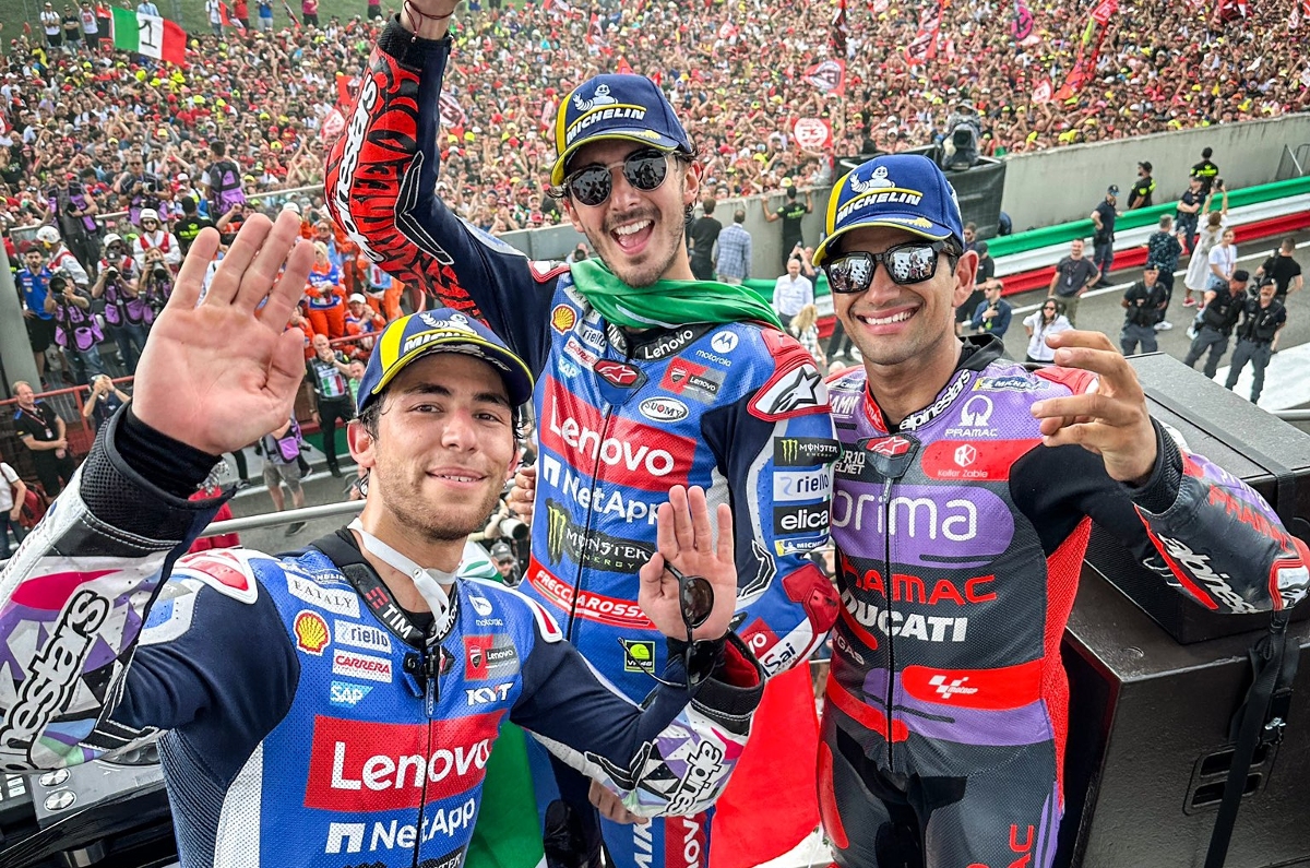 2024 MotoGP Italian GP results Pecco Bagnaia wins at Mugello Autonoid