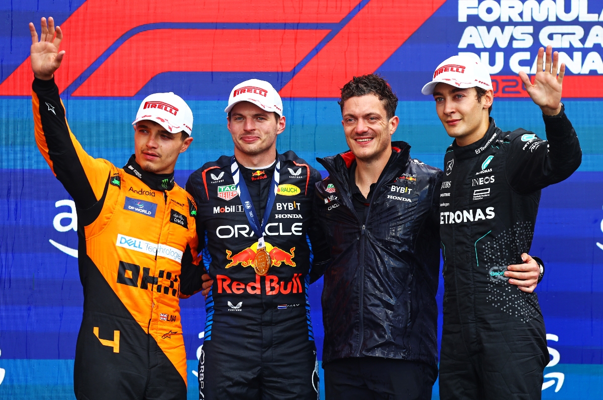 2024 F1 Canadian GP podium