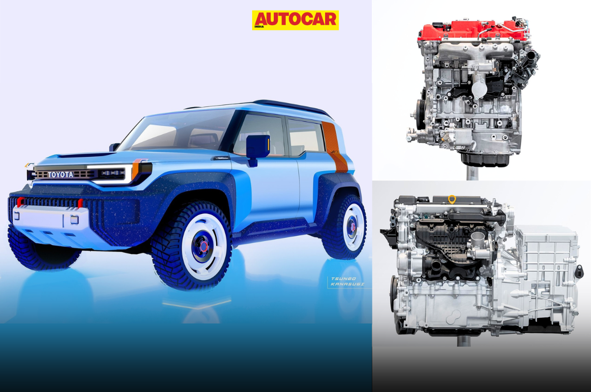 Toyota Compact Cruiser Concept used for representation only; new 2.0-litre (above) and 1.5-litre (below) engines.