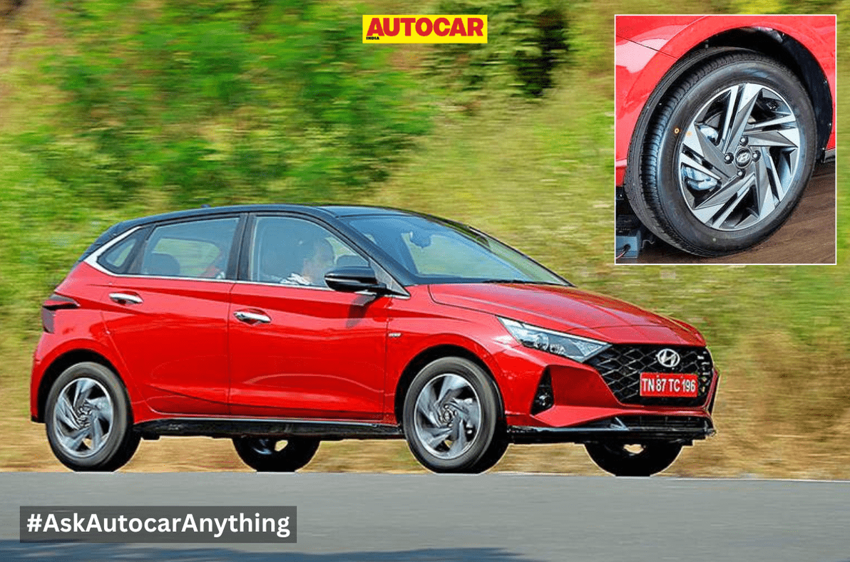 Hyundai i20 tyre upgrade Hyundai i20 tyre upgrade