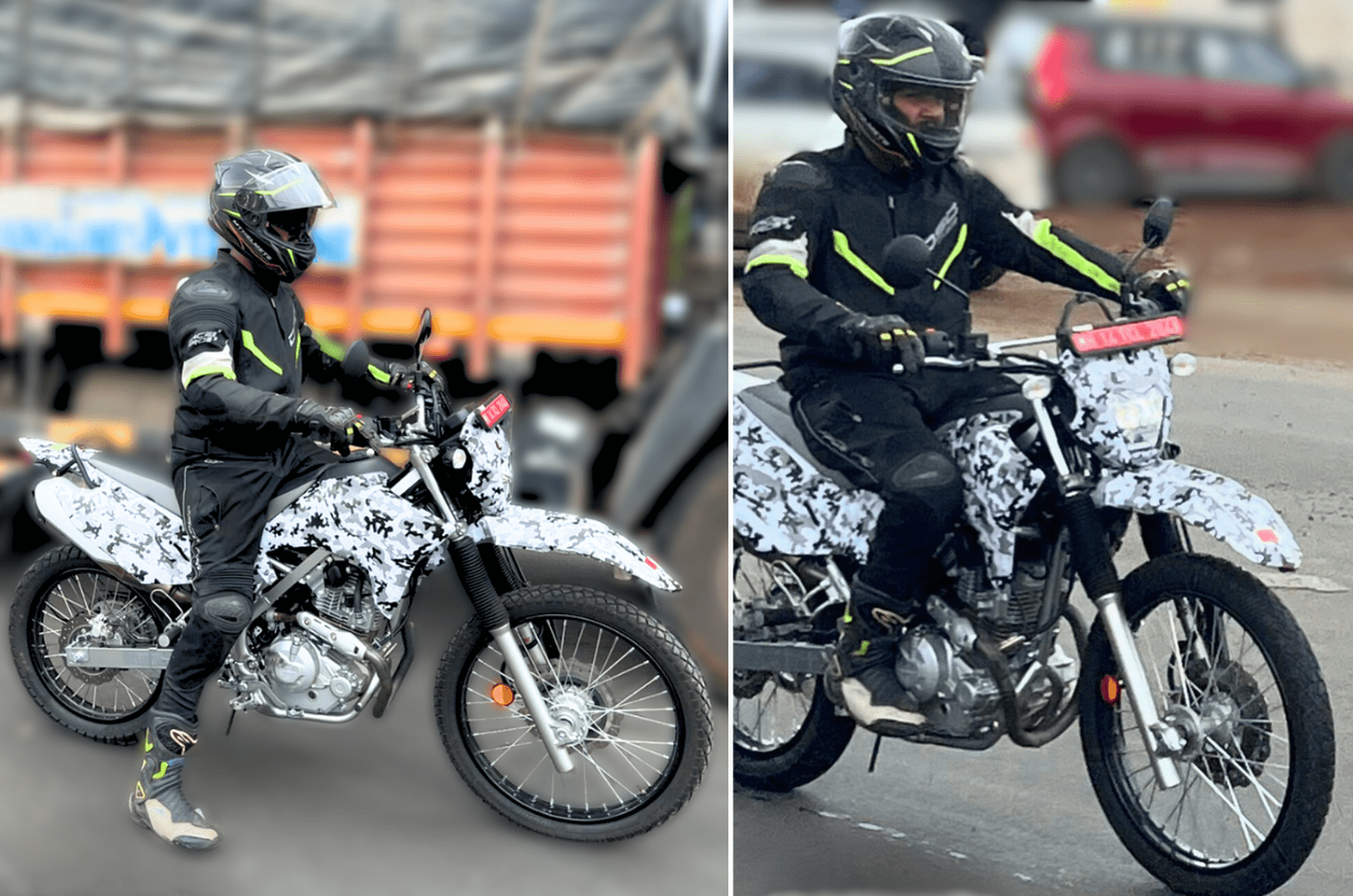 Kawasaki KLX230 S spotted again: clearest spy shots yet
