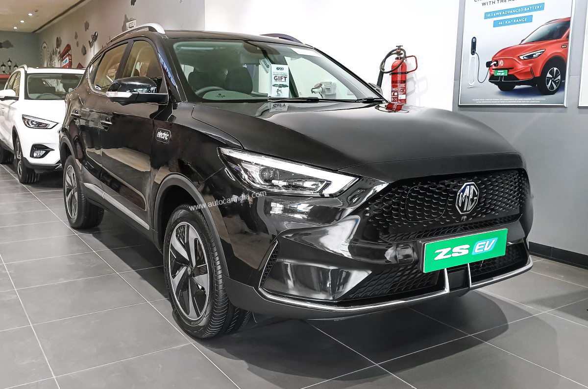 MG ZS EV showroom