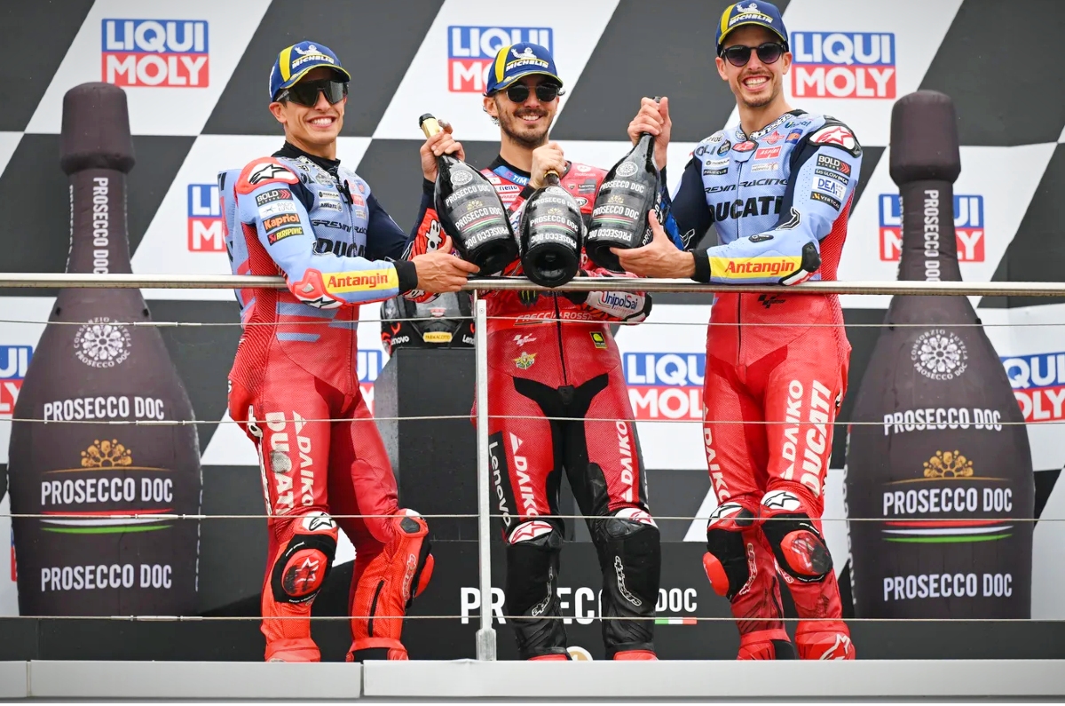 2024 German GP: Bagnaia wins, Marquez on podium as Martin crashes out - Image 2