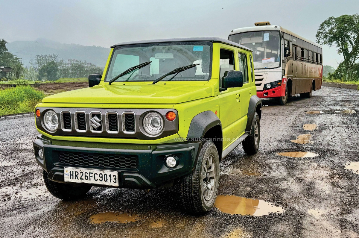 Anything that’s a nightmare for a sedan, the Jimny’s suspension would gobble it up as if it never existed.