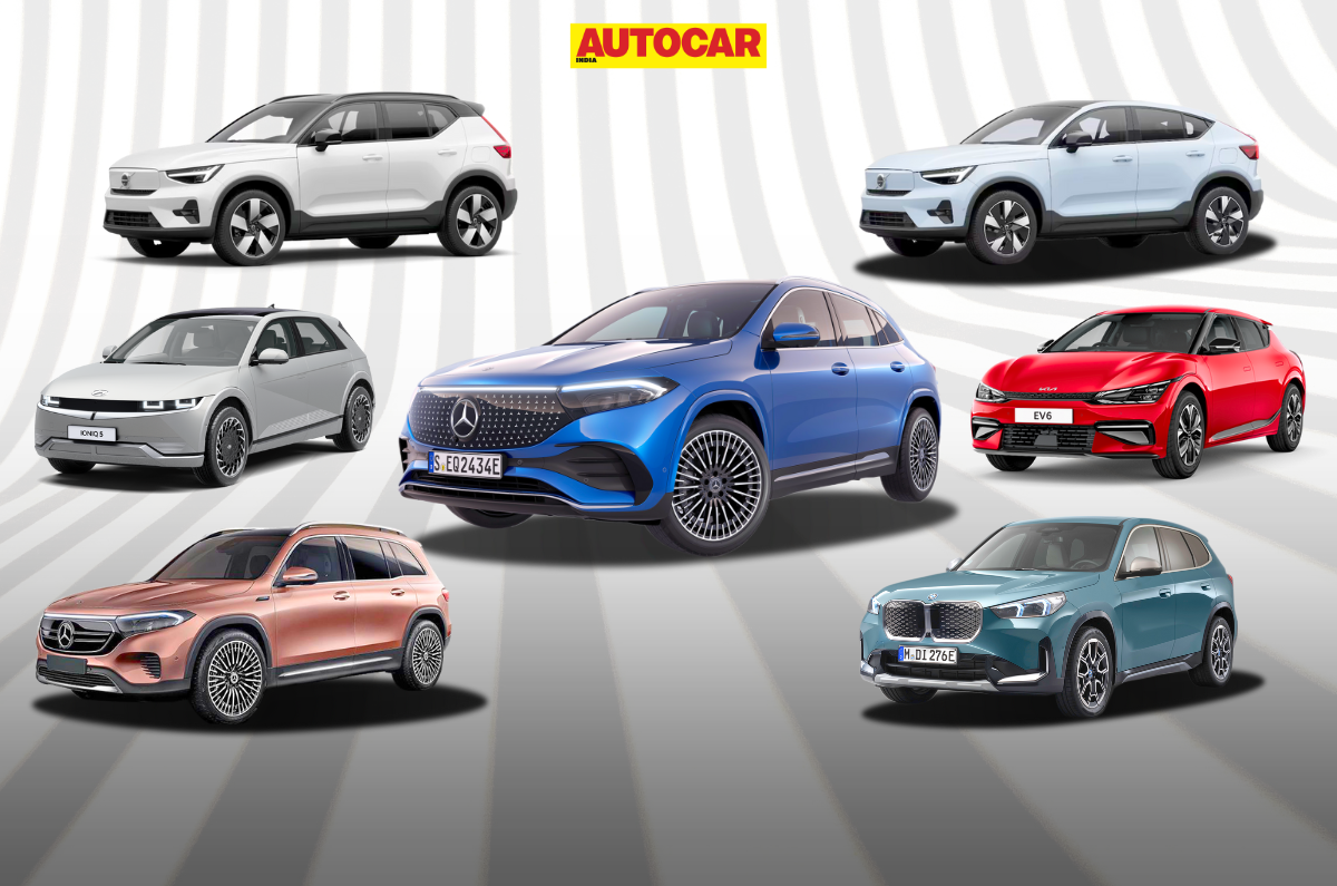 Mercedes EQA, Volvo XC40 Recharge, BMW iX1, Kia EV6, Hyundai Ioniq 5, Mercedes EQB