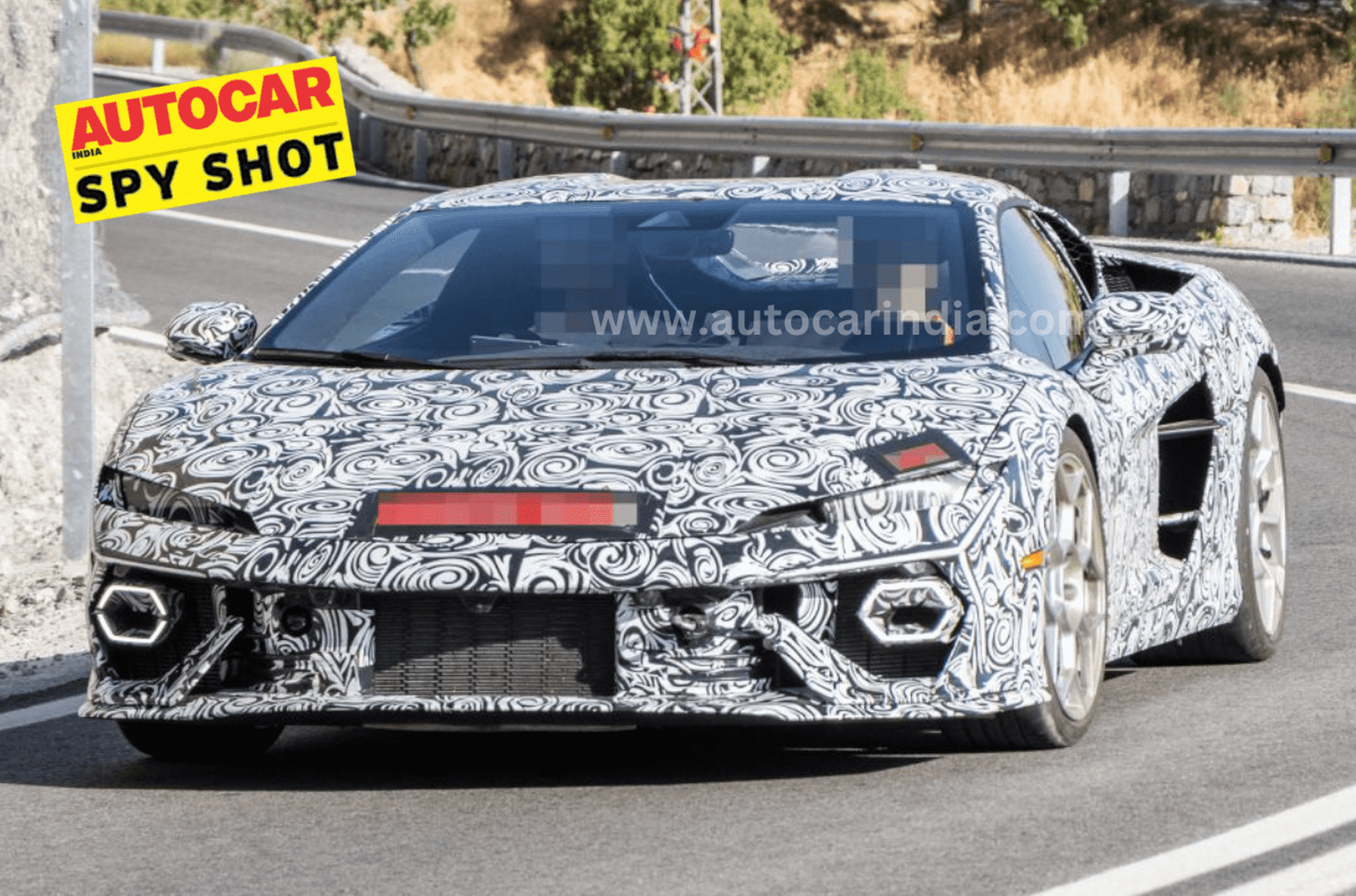 Lamborghini Huracan successor spied with production-ready bodywork