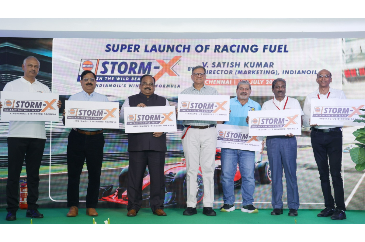 Indian Oil Storm X race fuel launched at Madras International Circuit